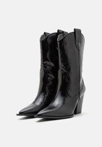 Even&Odd Wide Fit Botas camperas - black