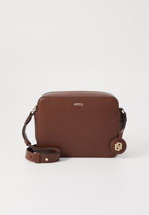 BOSS LIRIEL CROSSBODY - Cross body bag - brown