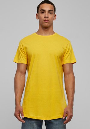 SHAPED LONG - T-shirt basique - powderyellow