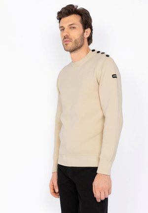 Schott ARMY CREWNECK  - Maglione - blanc cassé