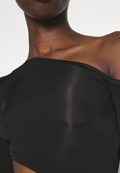 Materiel DIAGONAL CUT BODY - Trükipildiga T-särk - black