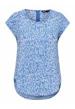 ONLY VIC SS AOP NOOS PTM - Bluse - marina/blau - Zalando.de