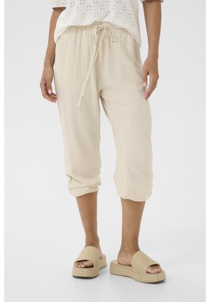 KAMRI - Trousers - natural melange