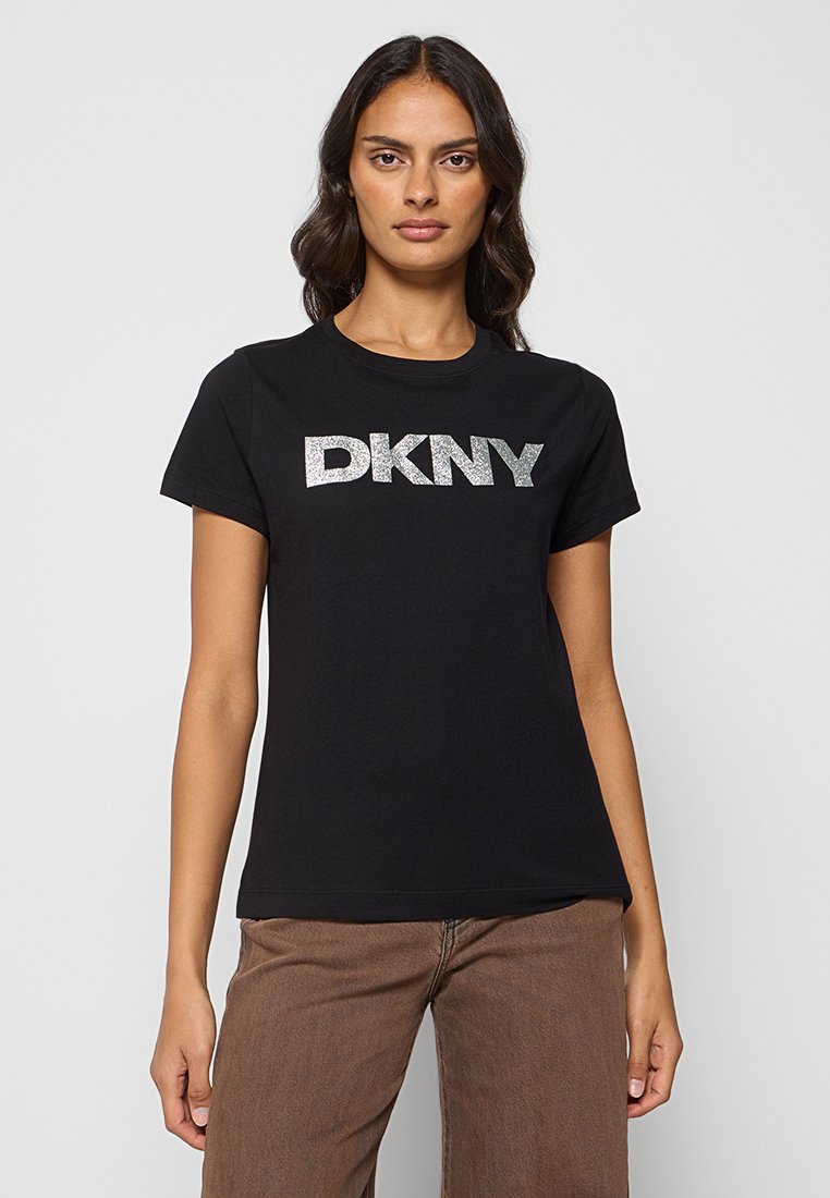 DKNY T-shirt print zwart