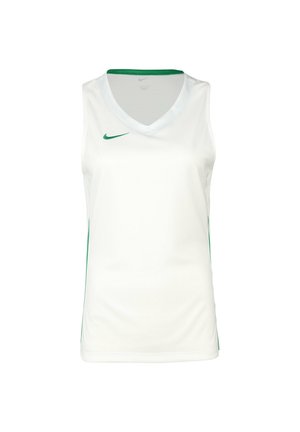 Nike Performance TEAM STOCK BASKETBALL - Top - White Pine Green