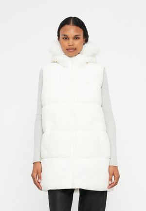 KATRINA SKI HOODY VEST - Smanicato - cream white
