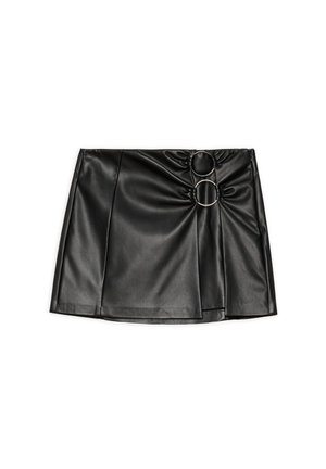 INSIDE Falda acampanada - black