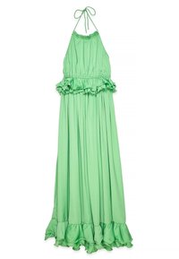 FLOUNCE WAIST HALTERNECK  - Vestito lungo - green