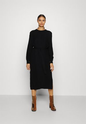 RACHELLE DRESS - Abito in maglia - black