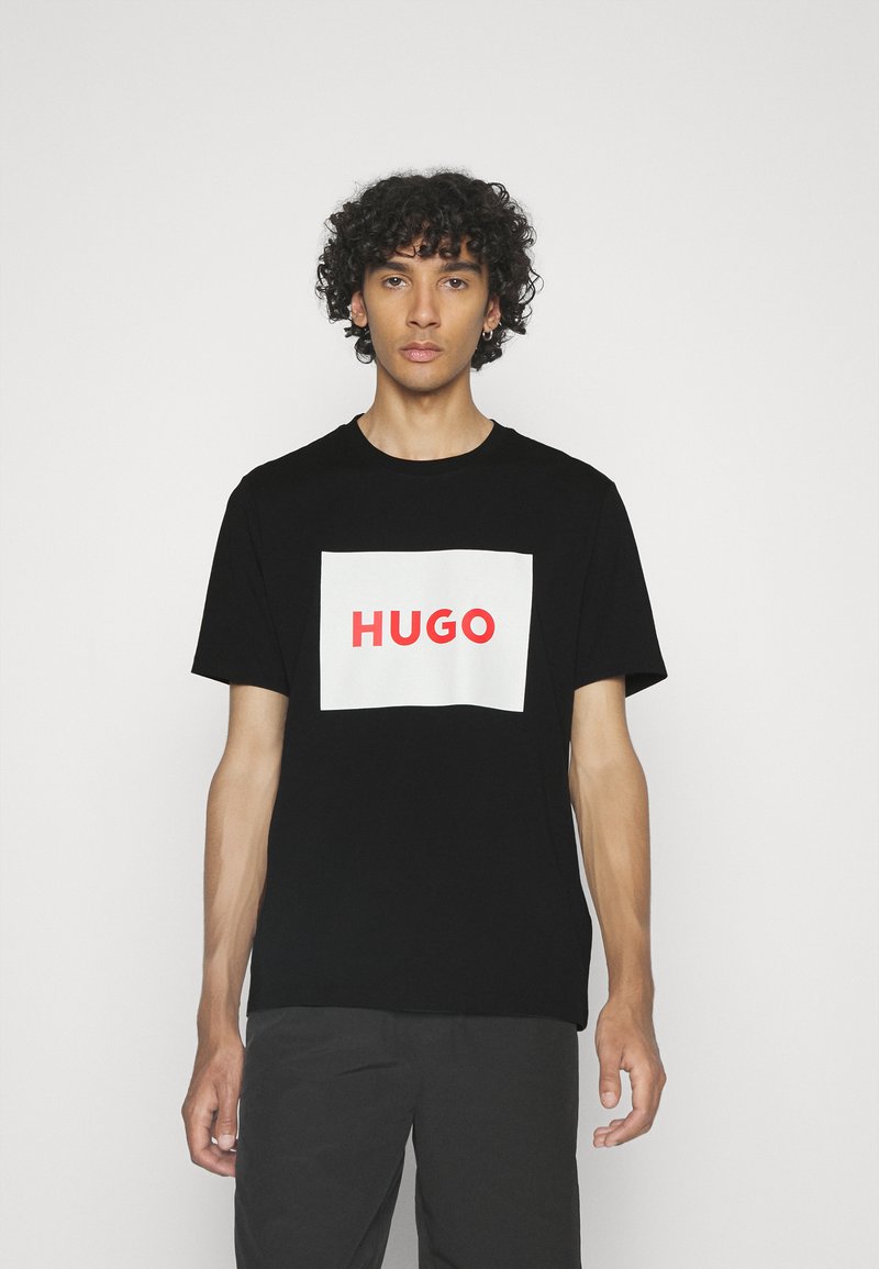 HUGO DULIVE - T-shirt estampada - black