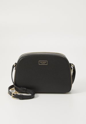 SERENA DOUBLE ZIP DOME CROSSBODY - Cross body bag - black