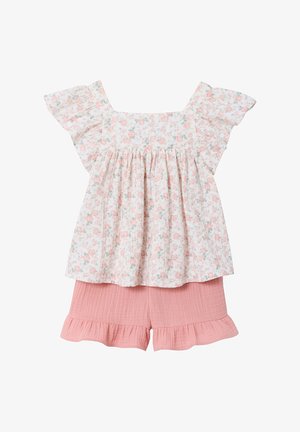 Vertbaudet, SET AUS MIT KARREE-AUSSCHNITT - Shorts - blush