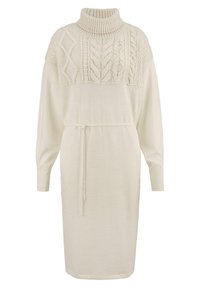 hessnatur Strickkleid - natur