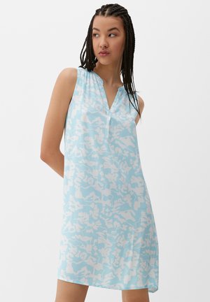 QS, MIT RAFFUNG - Freizeitkleid - ozeangrün