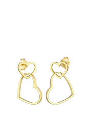 Elli HEART - Earrings - gold-coloured