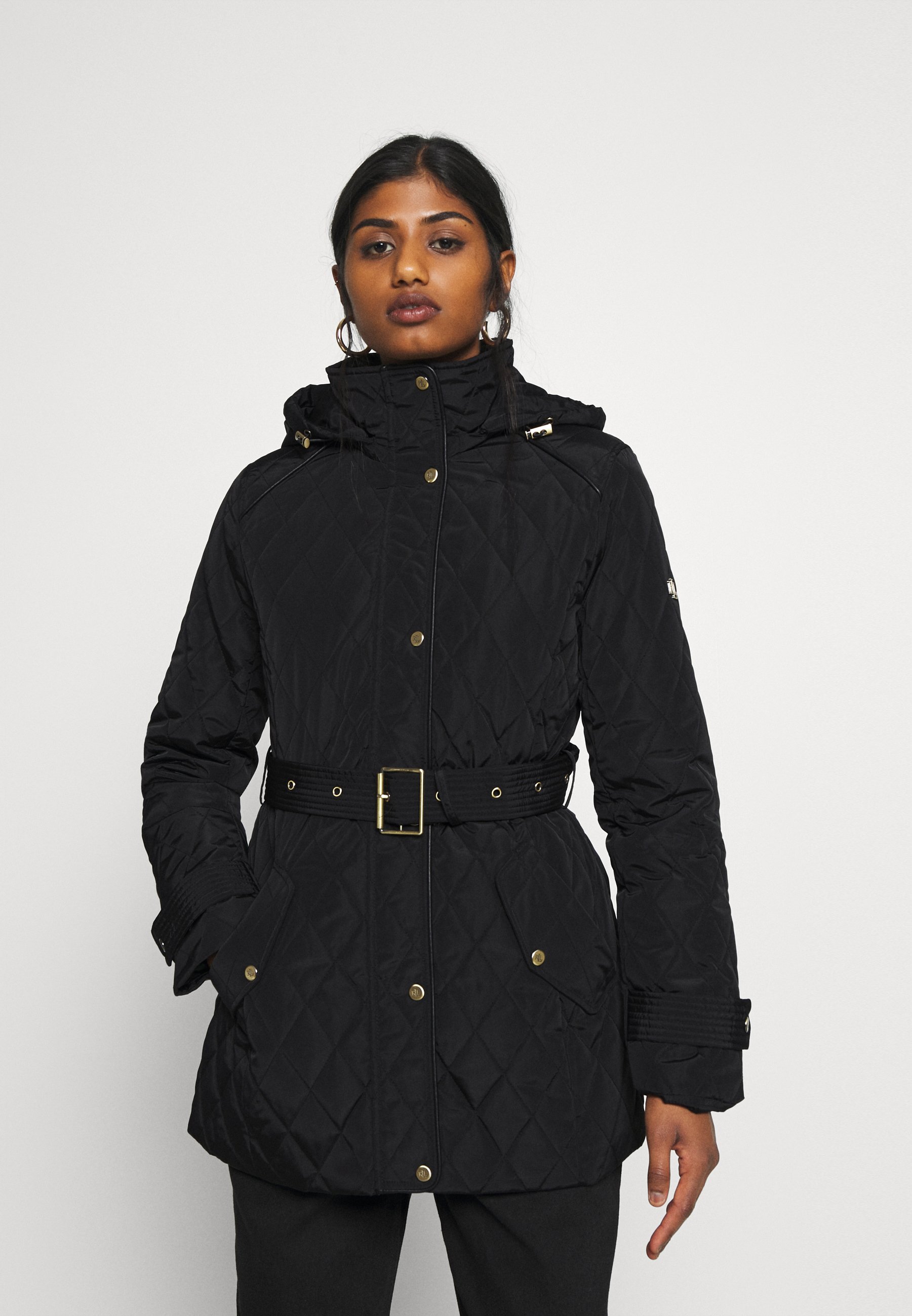 ralph lauren petite quilted coat