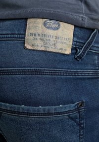 Petrol Industries SUMMER DENIM - Džínové kraťasy - dark blue