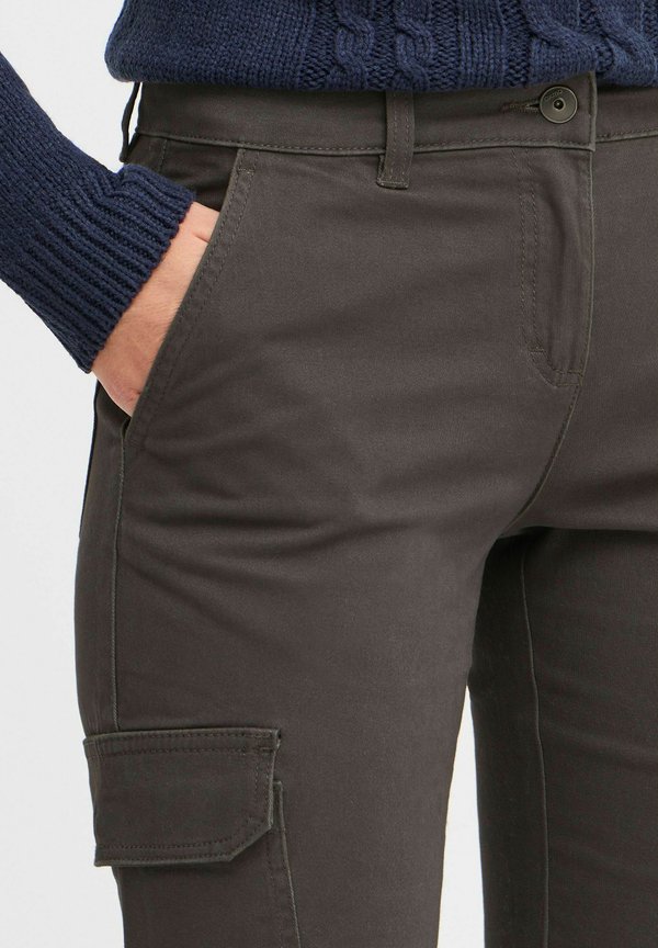 OXPALER SLIM FIT - Cargo trousers - ebony2