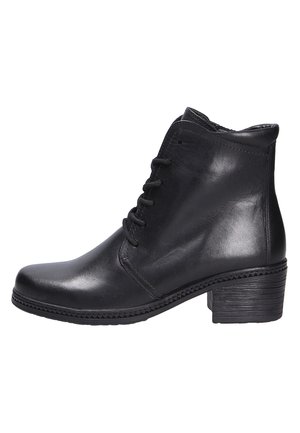 Lace-up ankle boots - schwarz