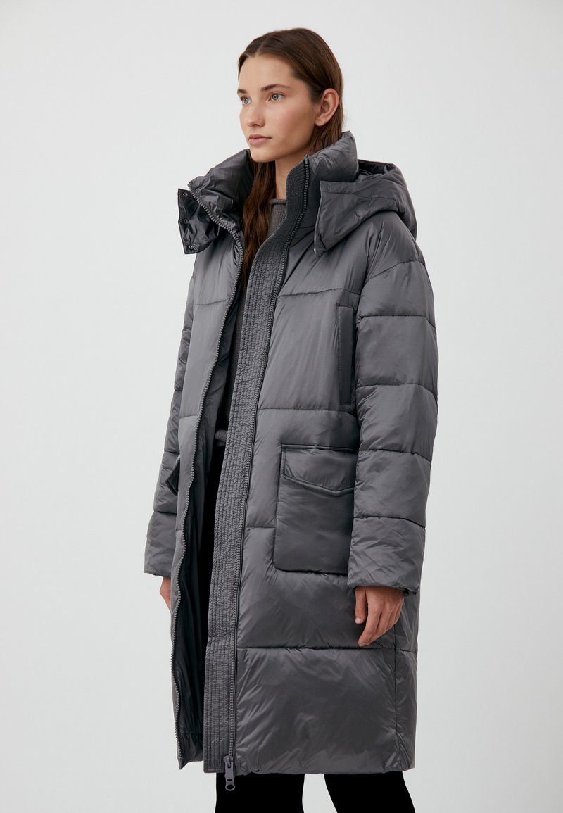 Damen Parkas | Finn Flare Wintermantel grey-blue/grau - LG42907 Damen Parkas | Finn Flare Wintermantel grey-blue/grau - LG42907