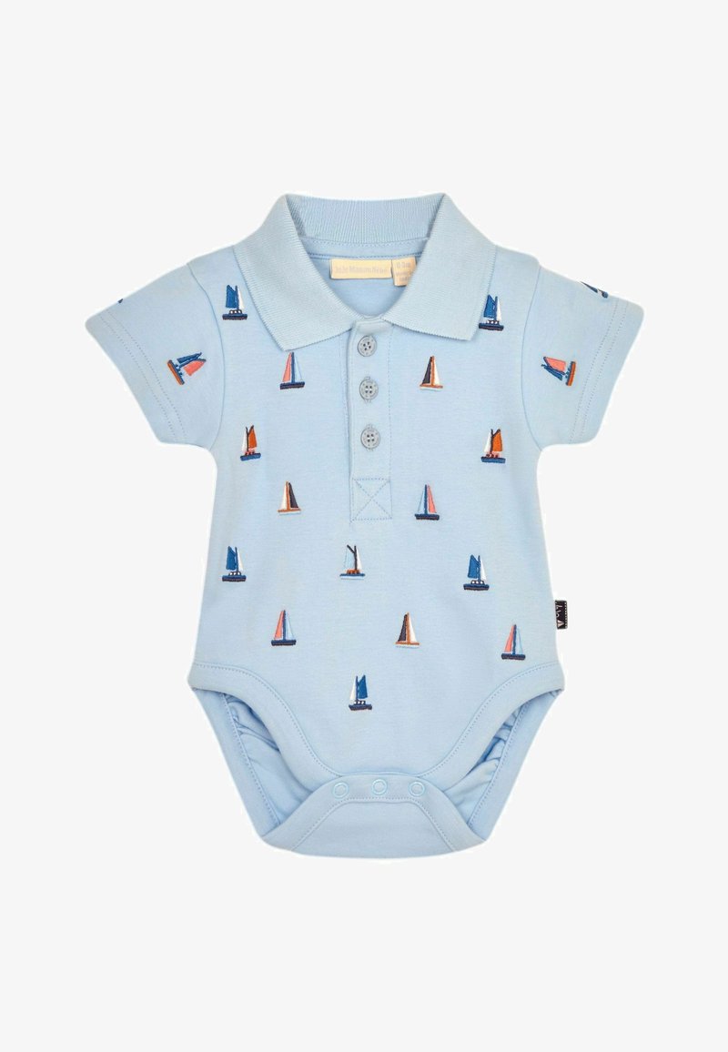 JoJo Maman Bébé SAILBOAT EMBROIDERED REGULAR FIT - Body - blue sailboat