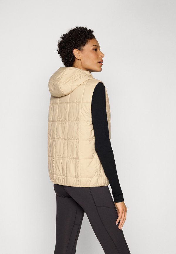 LIGHT GUST HOODED VEST - Waistcoat - oar tan4