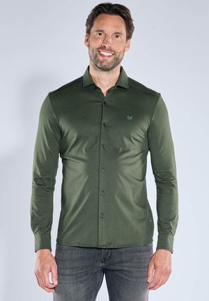 LANGARM- AUS  - Hemd - dunkelgruen