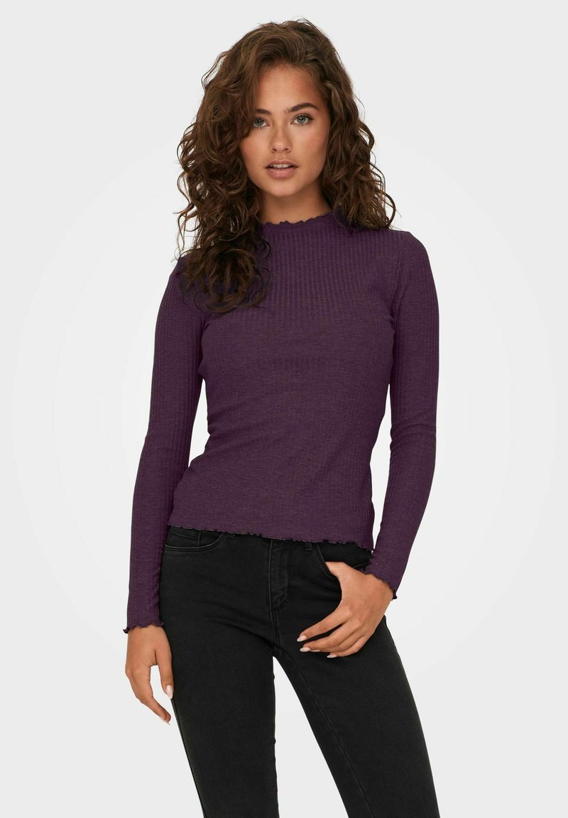 ONLY ONLEMMA - Striktrøje - plum perfect