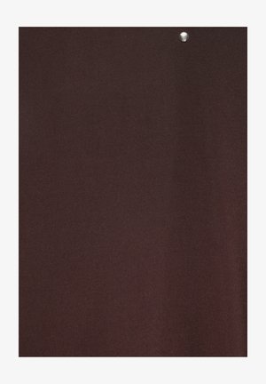 PULL&BEAR, HALTER-NECK MINI DRESS WITH V-NECK AND STUDS - Robe de jour - brown