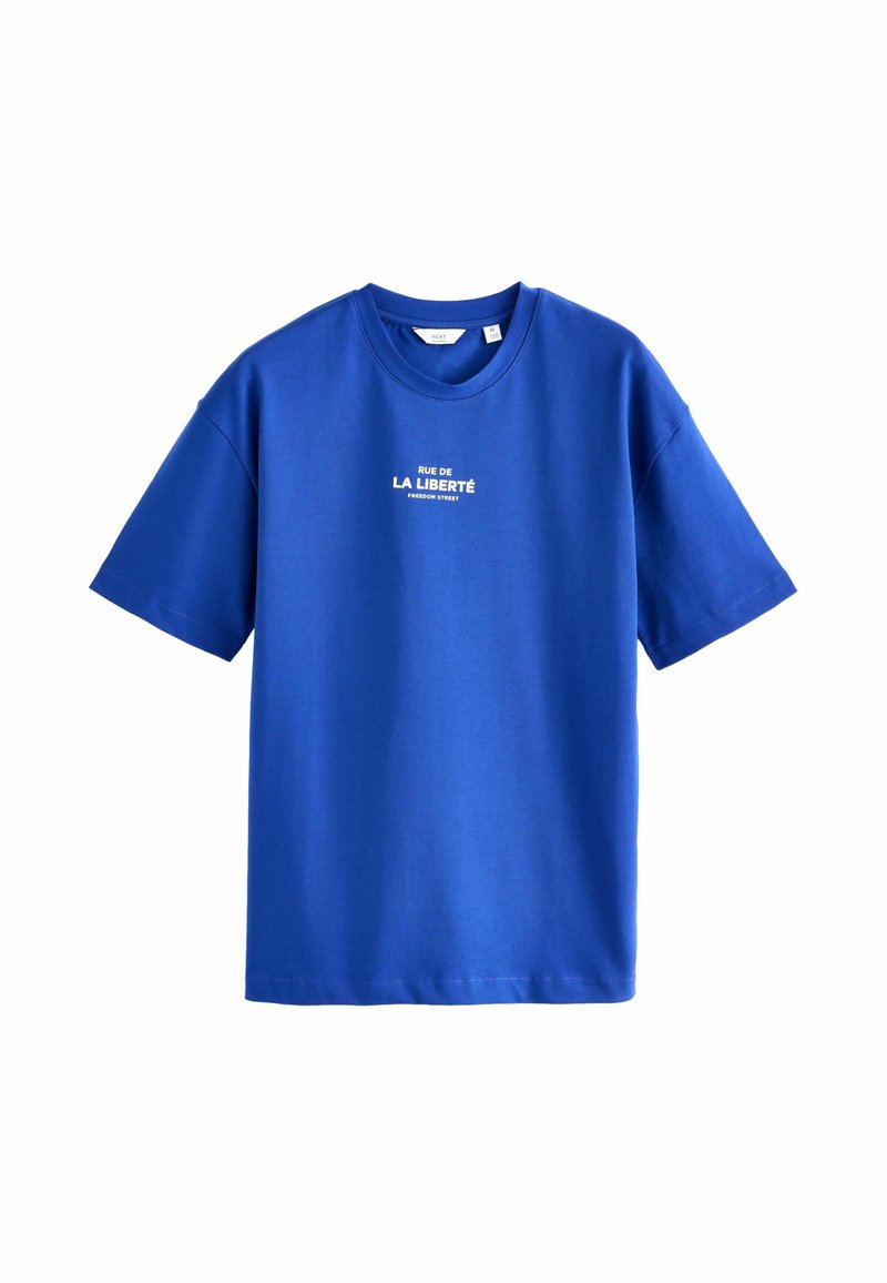 Next Nyomott mintás póló -  blue