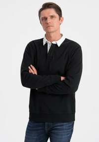 Ombre Poloshirt - black