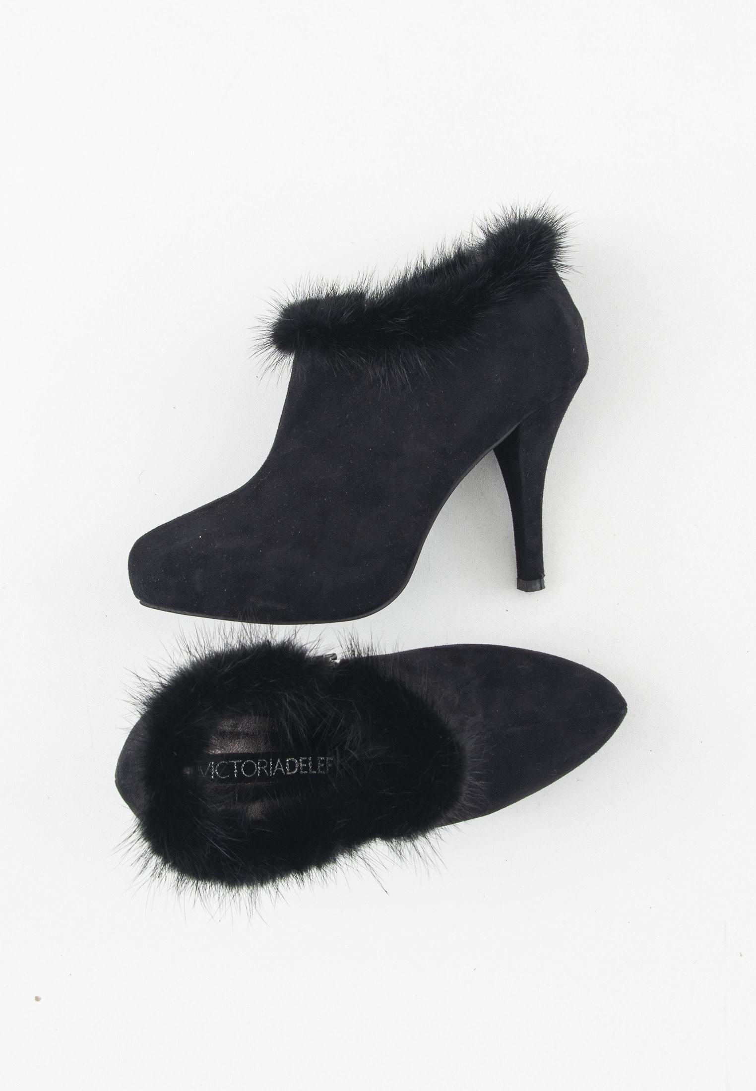 Victoria Delef High heeled ankle boots - black - (Pre-owned) - Zalando.de