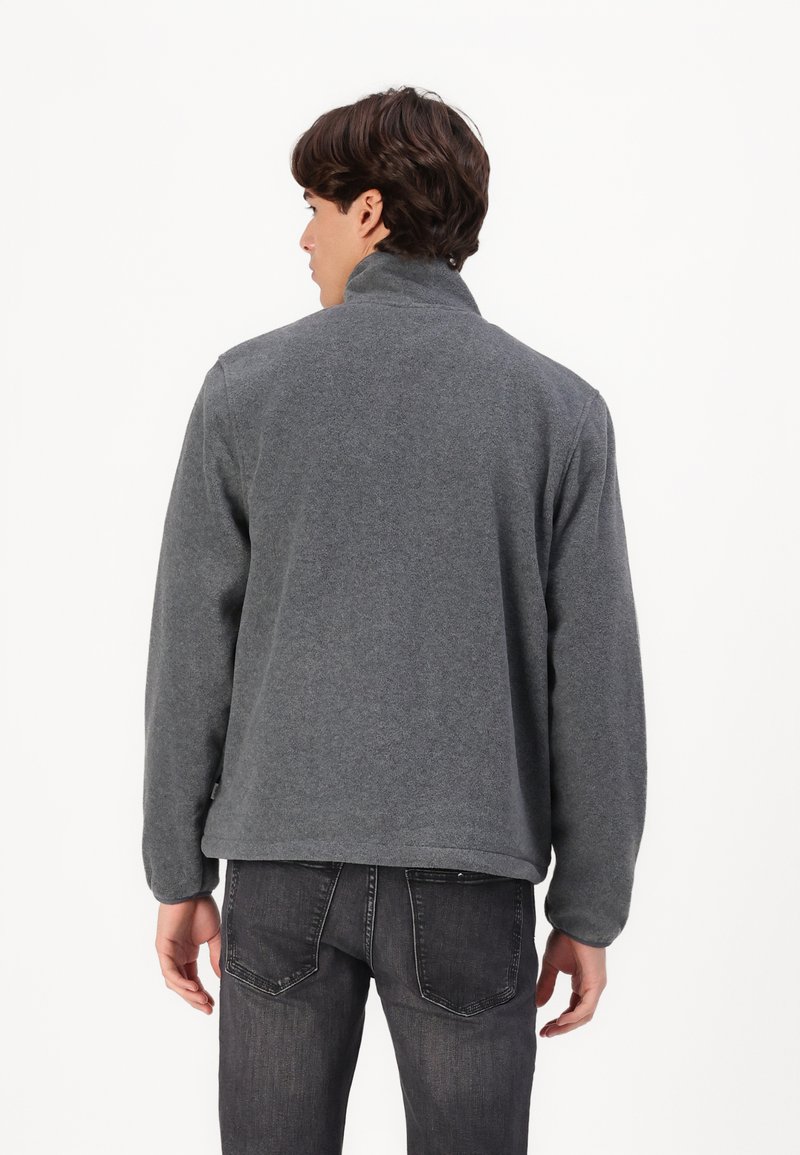 Sweat-shirt En Polaire à Fermeture éclair Intégrale Pour Homme - Veste Active Légère Et Décontractée à Manches Longues - M-3XL, Gris Clair, M