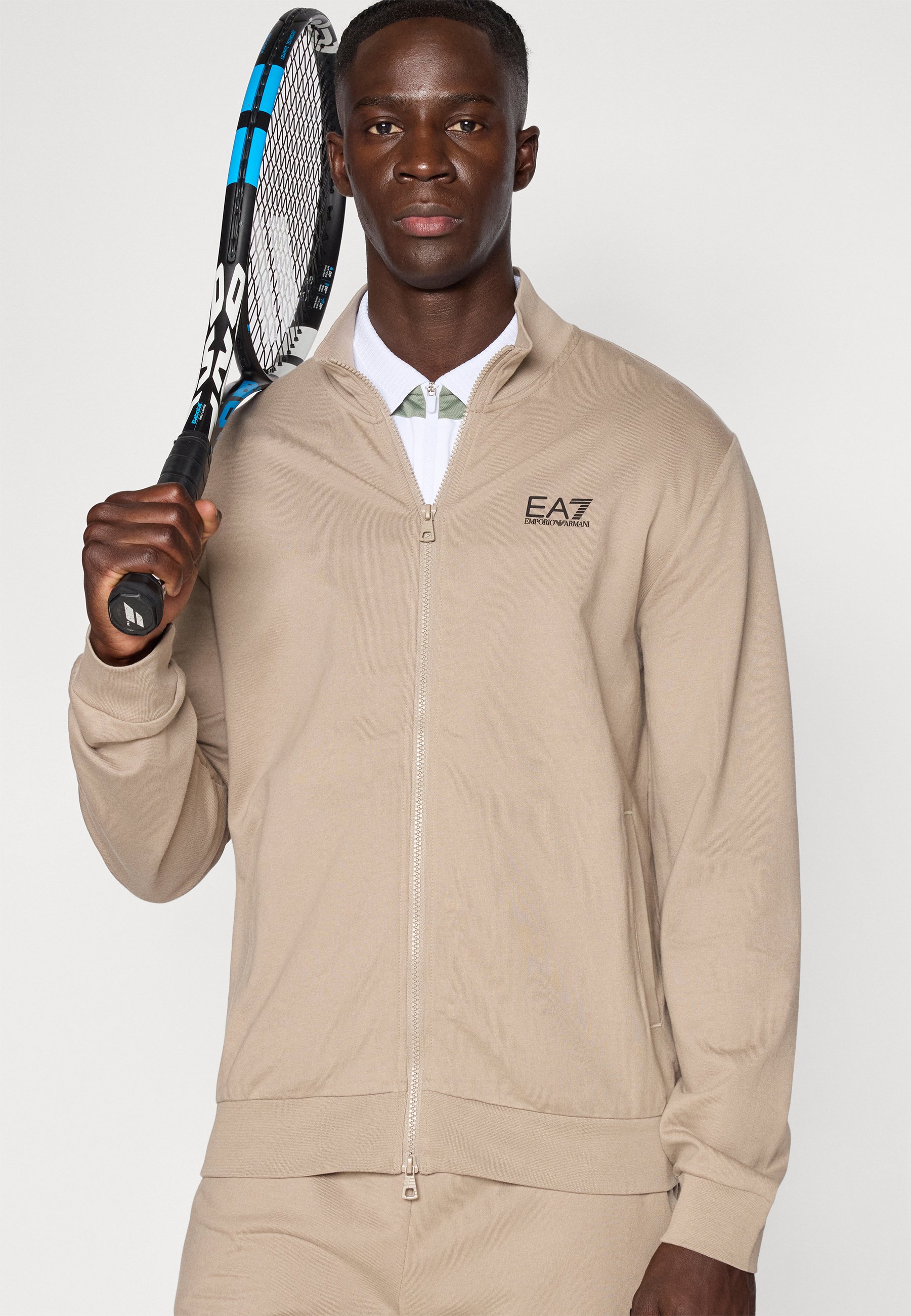 EA7 Emporio Armani TRAIN CORE SUIT TOP SET - Tracksuit - roasted