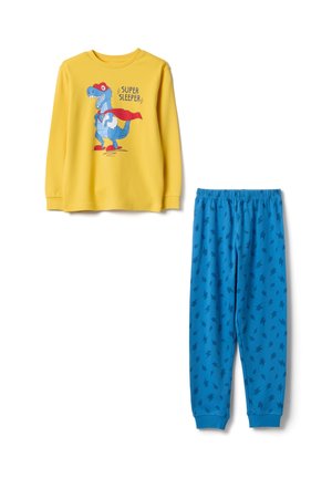 SET REGULAR FIT WITH PRINT - Pyjama set - yellow blue