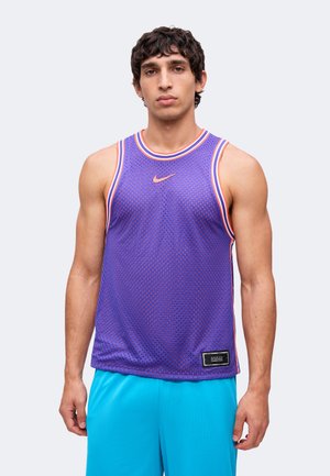 Nike Performance, M NKCT DF SLAM U1 TANK NY - Sports T-shirt - dark concord/bright crimson