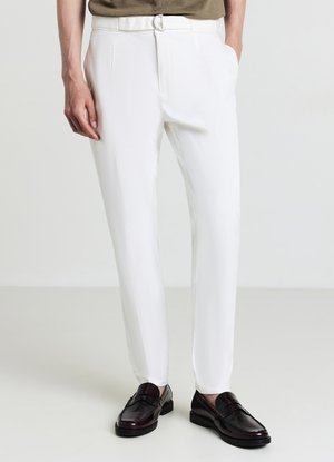 Pantaloni - bianco lana
