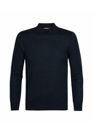 PROFUOMO, PROFUOMO PULLOVER MOCK-ROLL - Jersey de punto - navy