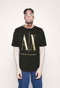 Armani Exchange Μπλουζάκι με στάμπα - black