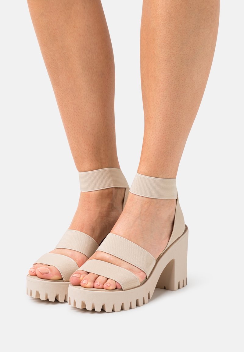 Madden Girl SOHOO High heeled sandals sand/bone/beige Zalando.de