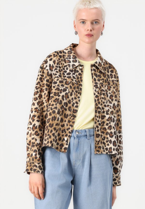 ONLZOE JACKET - Faux leather jacket - humus4