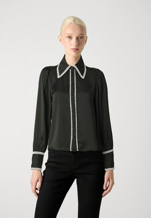 VIAJLA DOT DETAIL SHIRT - Blus - black