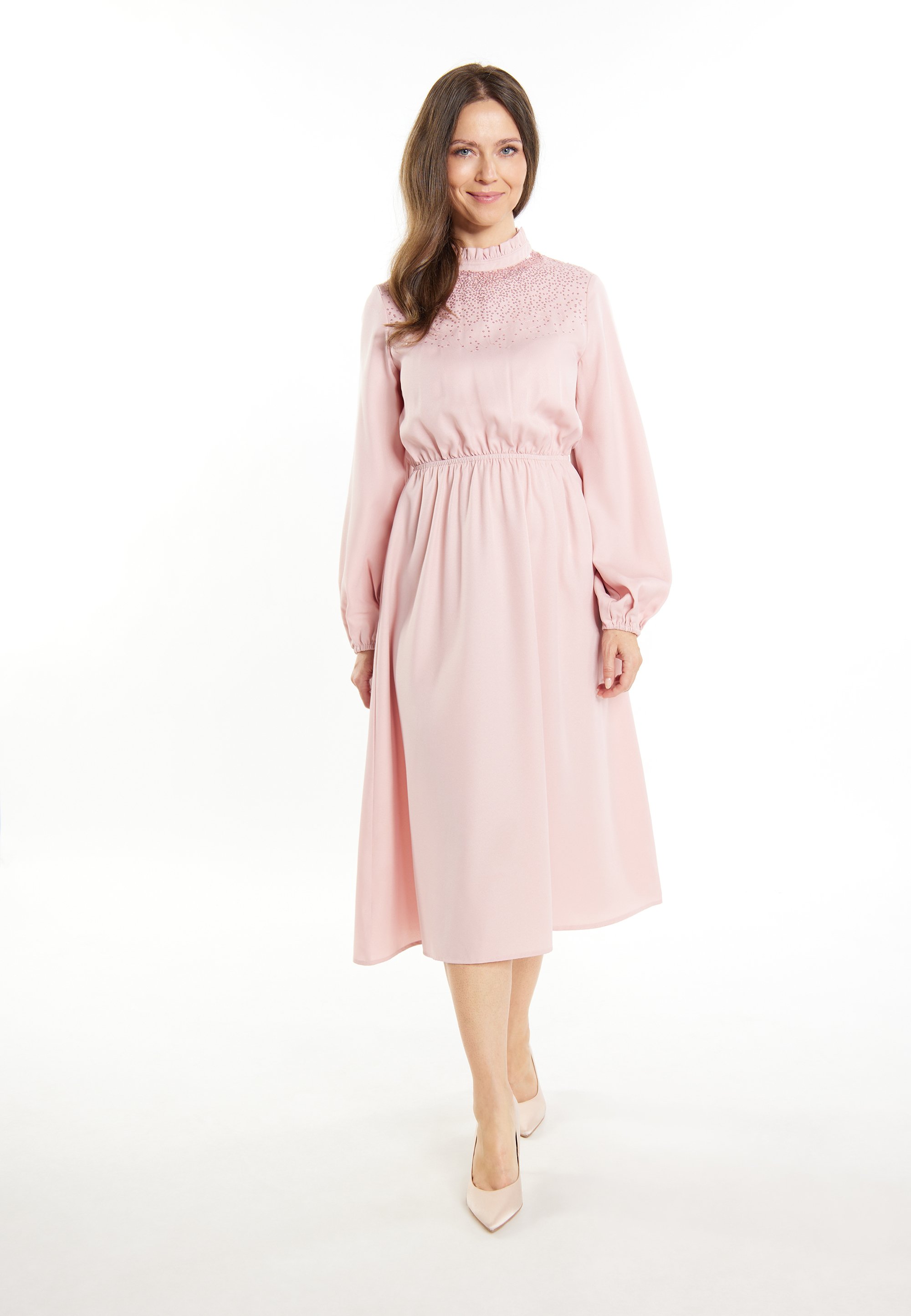 usha pink dress usha MIDI SIVENE - Day dress - rosa champagner/light pink