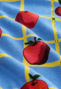 Unselected, blue apple check pattern