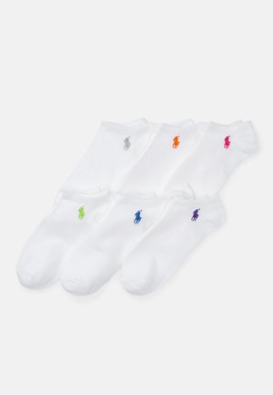 Polo Ralph Lauren LOW PROFILE SOCK 6 PACK - Sokker - white assorted