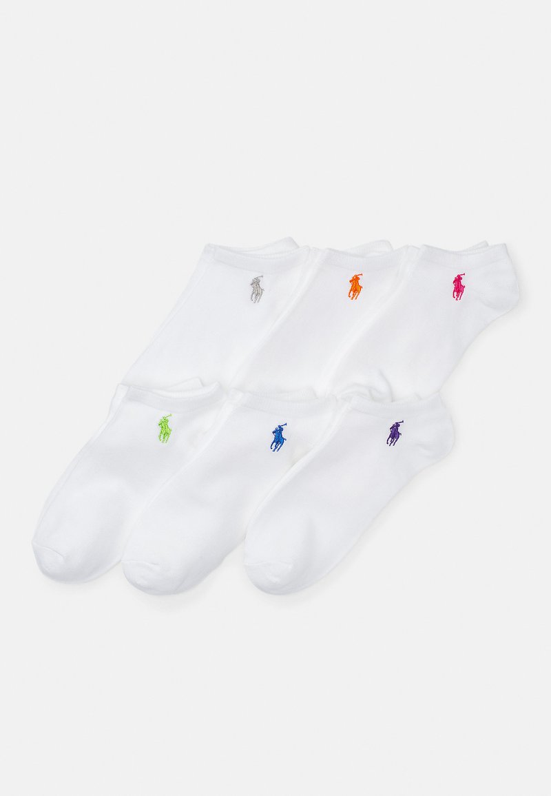Polo Ralph Lauren LOW PROFILE SOCK 6 PACK - Meias - white assorted