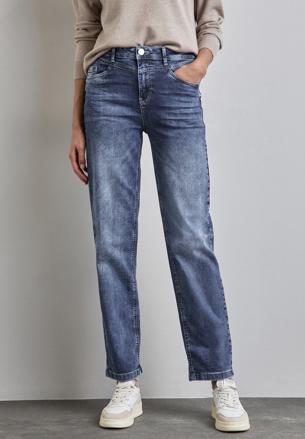 CASUAL FIT - Jeans Straight Leg - blau
