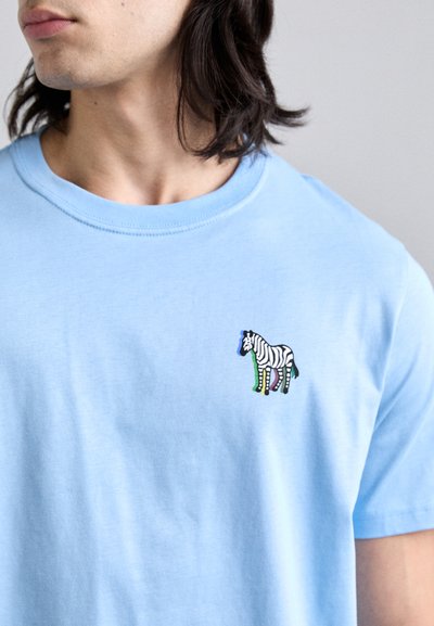 PS Paul Smith MENS ZEBRA - Basic T-shirt - light blue