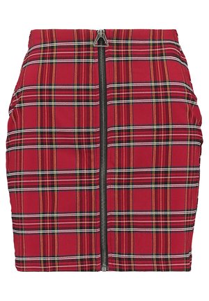 Urban Classics LADIES SHORT CHECKER SKIRT - Spódnica mini