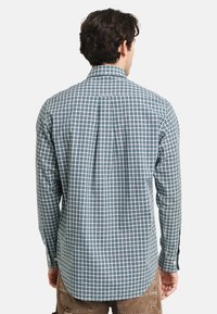 GANT REGULAR FIT SMALL CHECKED  - Camisa - blauw donkerblauw